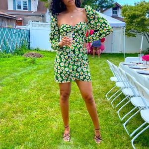 AFRM Sunflower dress